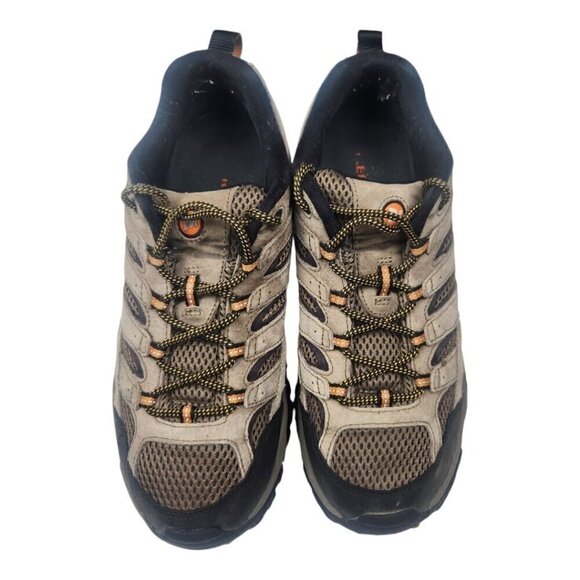 Merrell Mens Moab 2 Vent Hiking Shoes Size 8.5 Taupe Suede Cabincore - Picture 4 of 15
